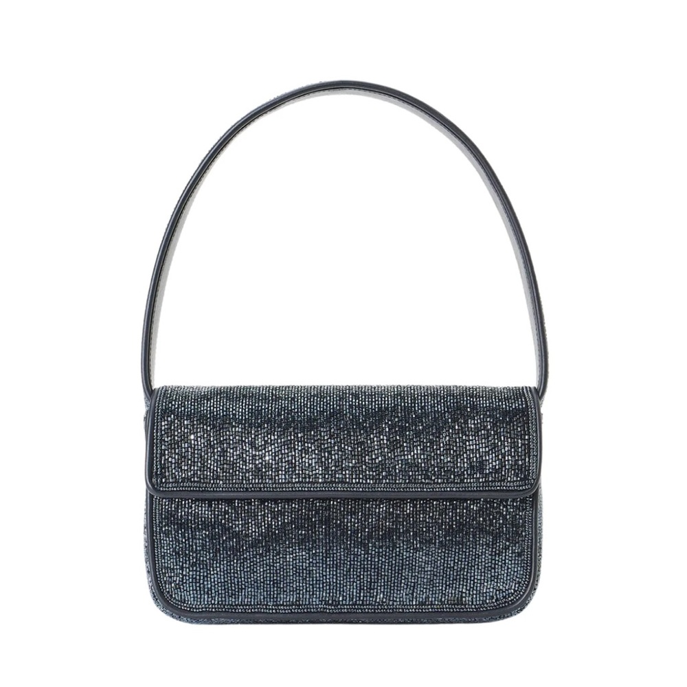 Staud Tommy bag navy beaded brand new with tags